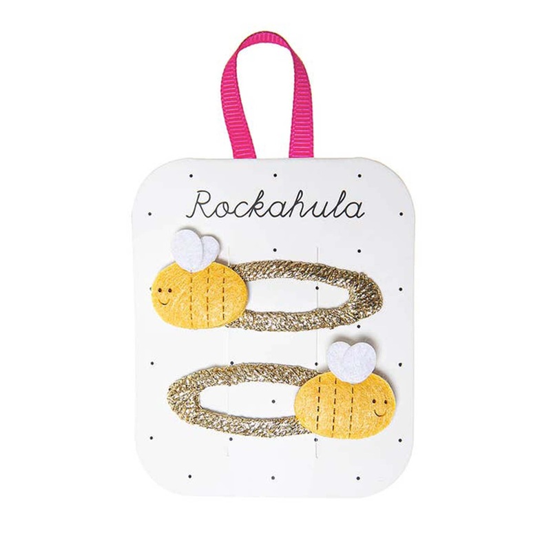 Buzzy Bee Hair Clips