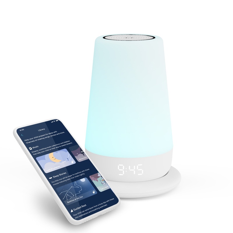 Hatch Rest+ 2nd Gen Sound Machine, Night Light, Time to Rise, with Battery