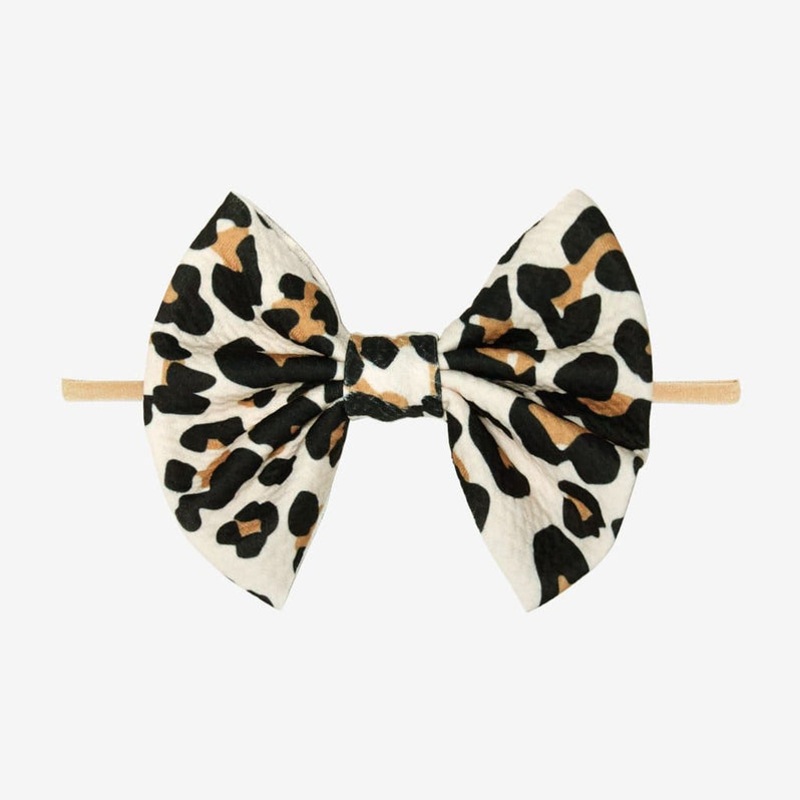 Lulu Nylon Headband – Lana Leopard