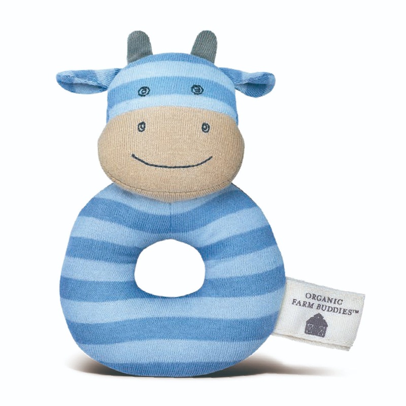 Organic Teething Rattle – Mr. Moo