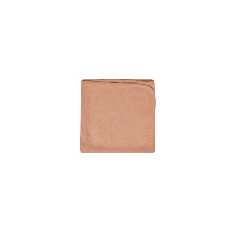 Pointelle Baby Blanket – Melon