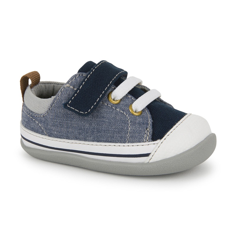 Stevie (First Walker) – Blue Denim Size 3