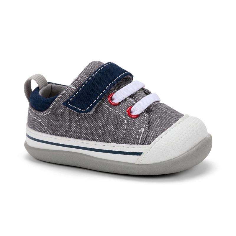 Stevie (First Walker) – Gray Denim Size 3