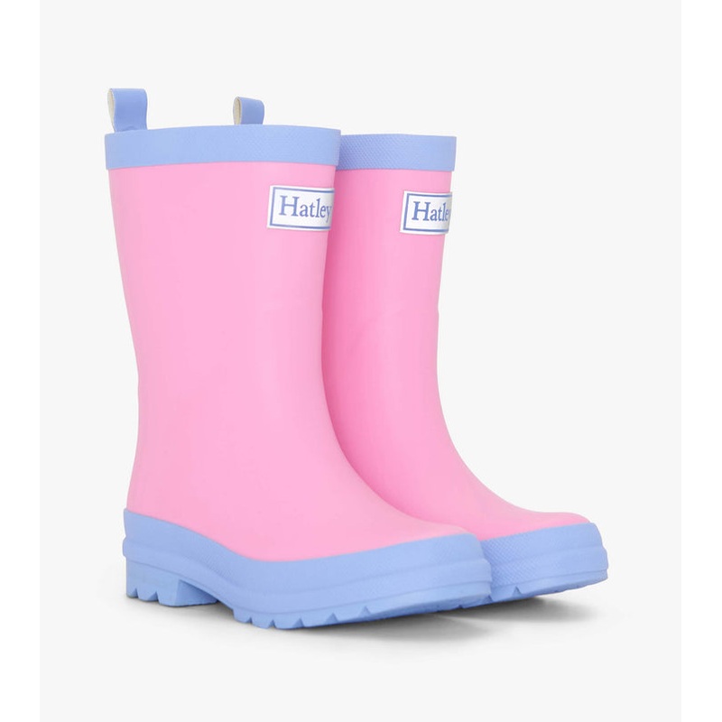Matte Rain Boots- Fuchsia 5