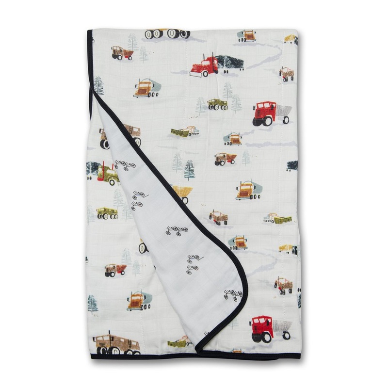 Muslin Quilt Blanket – Happy Trucks