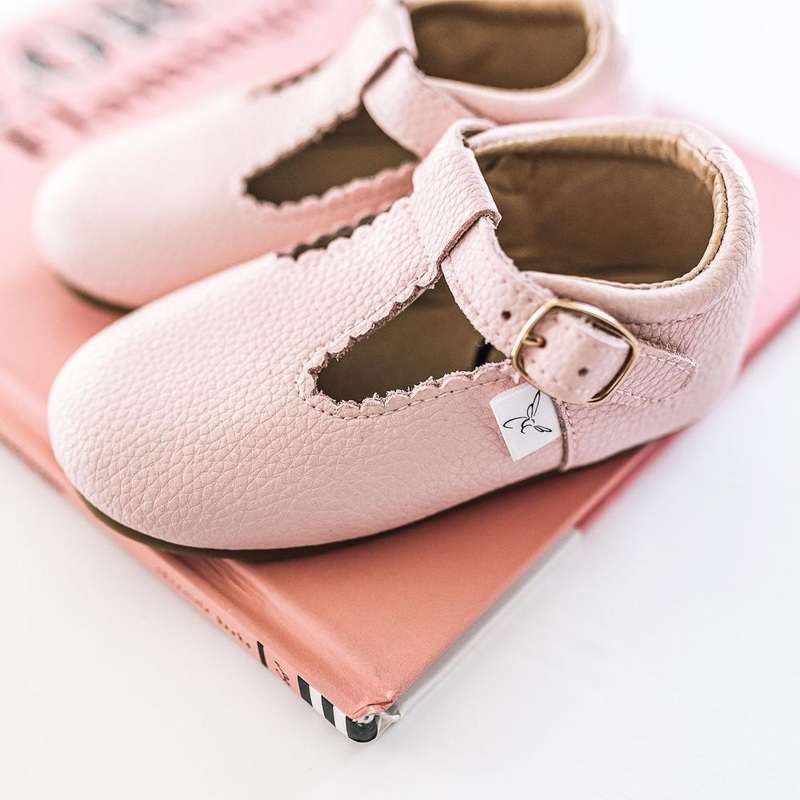 T-Bar Moccasin – Pink 2 (3-6m)