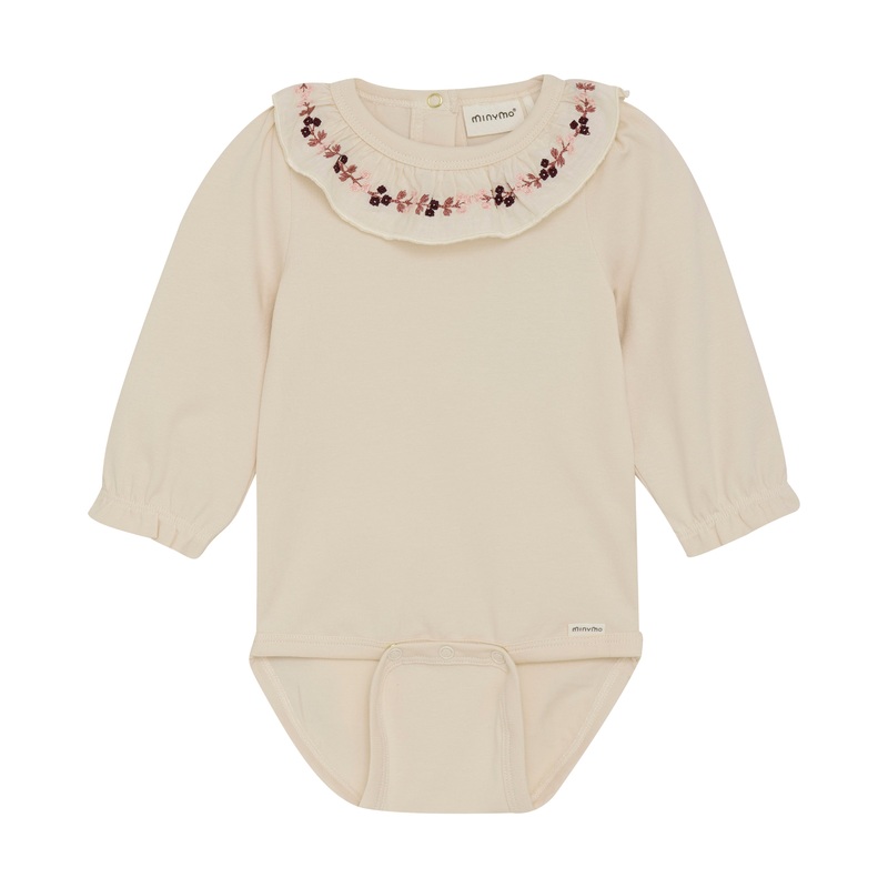 Long Sleeve Bodysuit – Sandshell Embroidery 1M (56)